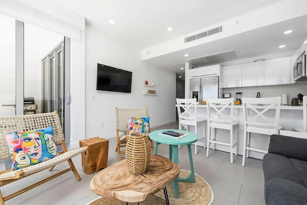 Apartment 2Bsgf-Azure114 - Luxurious Beach Vibes Retreat W- Private Hot Tub Palm Beach Aruba